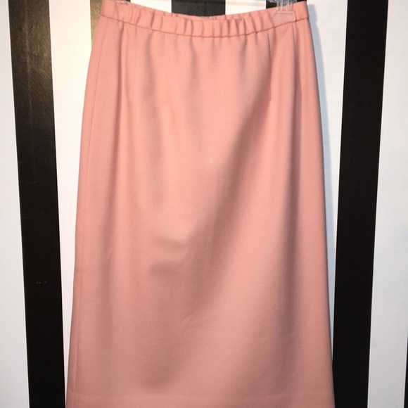Vintage Pale Pink Pendleton 100% Wool Pencil Skirt Size XS Woman’s Pin-Up Vibes - Picture 10 of 10